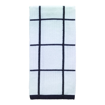 T-Fal T-Fal Charcoal Cotton Checked Parquet Kitchen Towel 1 pk 10153